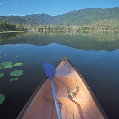 Canoe on the lakes
